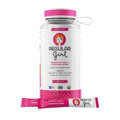 Regular Girl prebiotic fiber supplement packets for digestion and bloating support