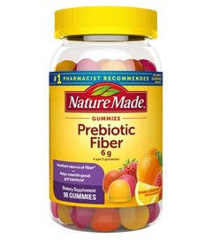 Nature Made prebiotic fiber gummies for digestive and gut health support